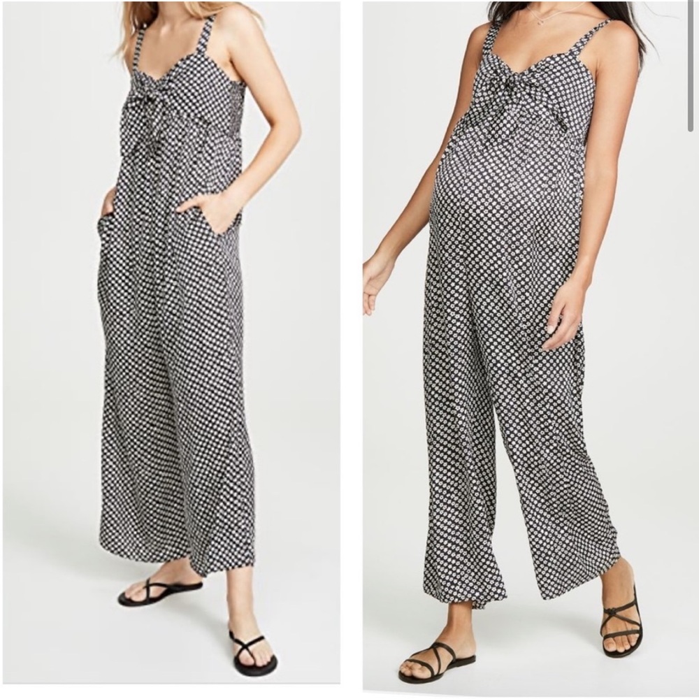 Hatch Scarlet Jumpsuit Jasmine Floral Print.